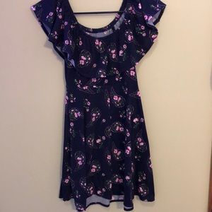 Off the shoulder dress!